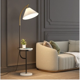 Feather decoration floor lamp ins style living room bedroom Nordic modern vertical coffee table remote control floor lamp minimalist