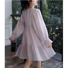 Tiansi French Style Dress | Spring New Cake Dress Sweet Mid length Dress